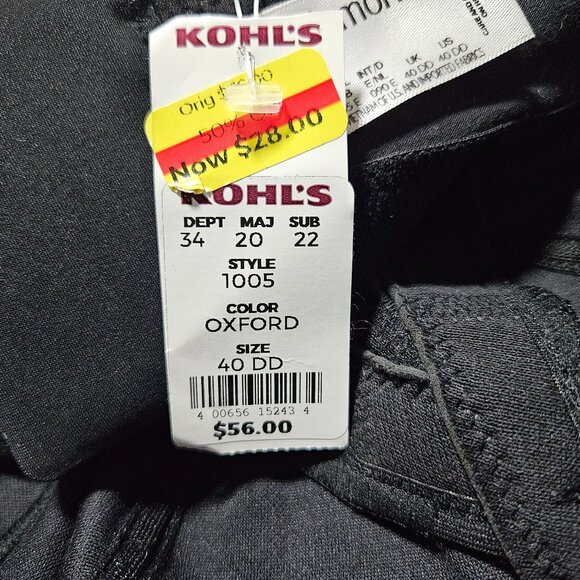 Glamorise Black Magic Lift Full Figure Bra Size 40DD Supportive Comfortable - Picture 5 of 5